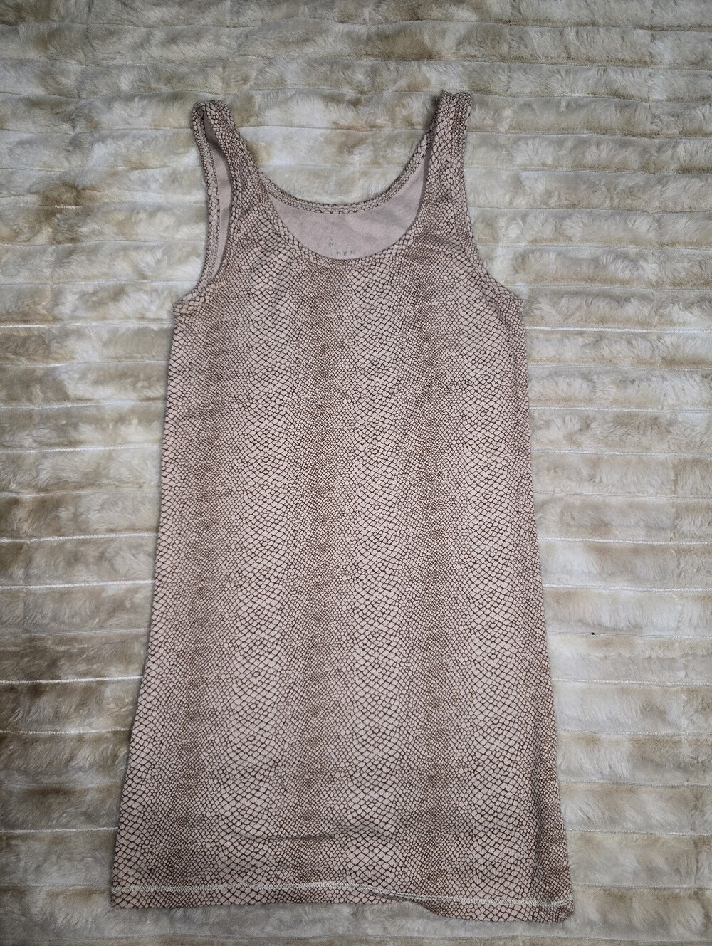 ​A New Day Animal Print Snake Pattern Tank Top Dress Size S